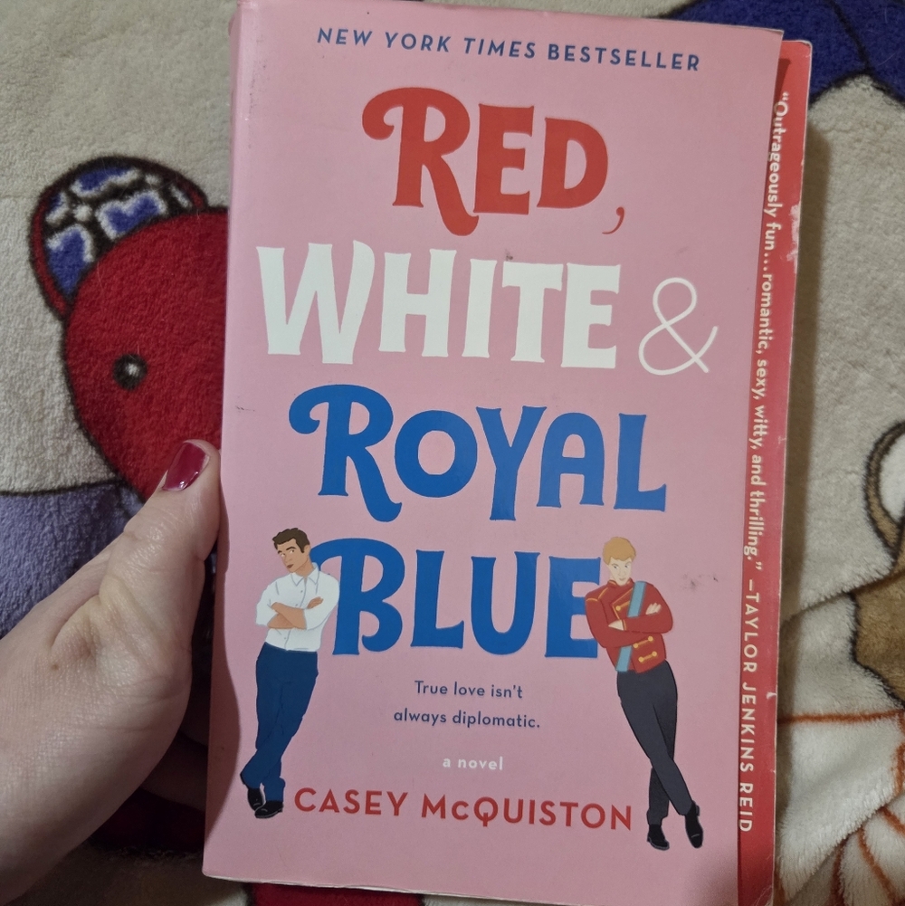 📚3/$7 Red, White & Royal Blue Book
